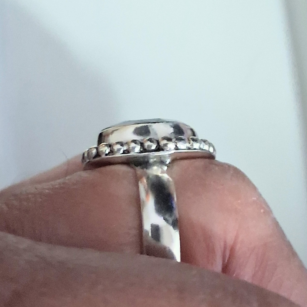 BLUE LAPIS RING SIZE 9 - Picture 7 of 7